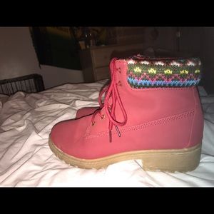 Burgundy rue 21 boots